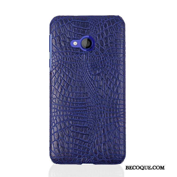 Htc U Play Crocodile Modèle Difficile Bleu Clair Téléphone Portable Coque Protection