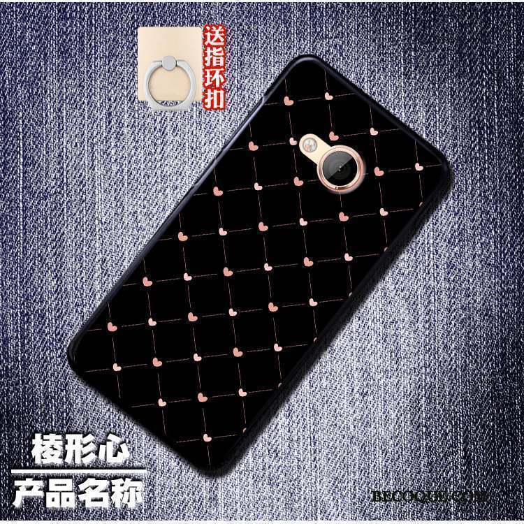 Htc U Play Silicone Coque De Téléphone Pendentif Noir À Franges Téléphone Portable