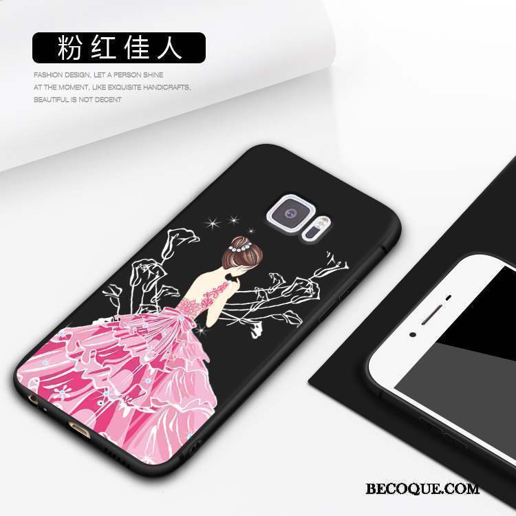 Htc U Ultra Charmant Incassable Noir Coque Dessin Animé De Téléphone