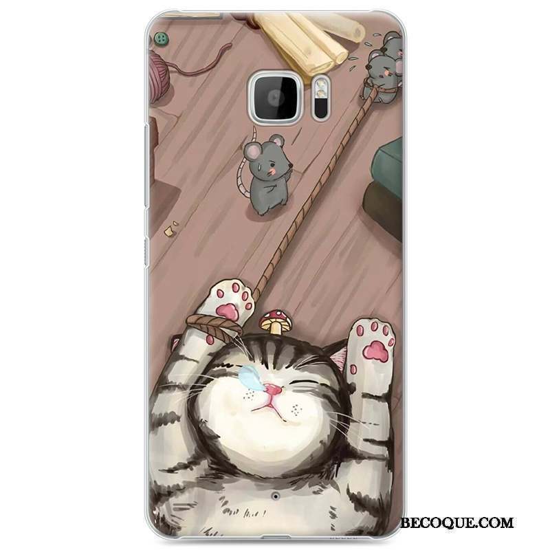 Htc U Ultra Coque De Téléphone Étui Protection Peinture Difficile Dessin Animé