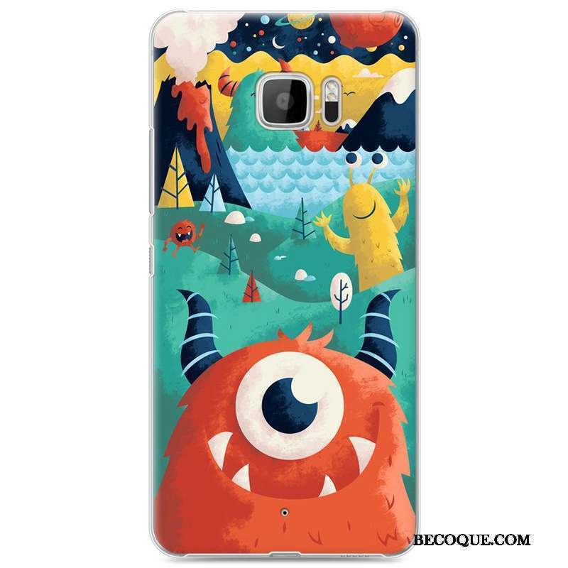 Htc U Ultra Coque Incassable Téléphone Portable Dessin Animé Protection Étui Bleu