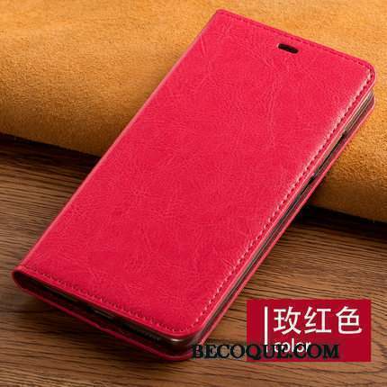 Htc U Ultra Luxe Housse Fluide Doux Étui Coque Cuir Véritable