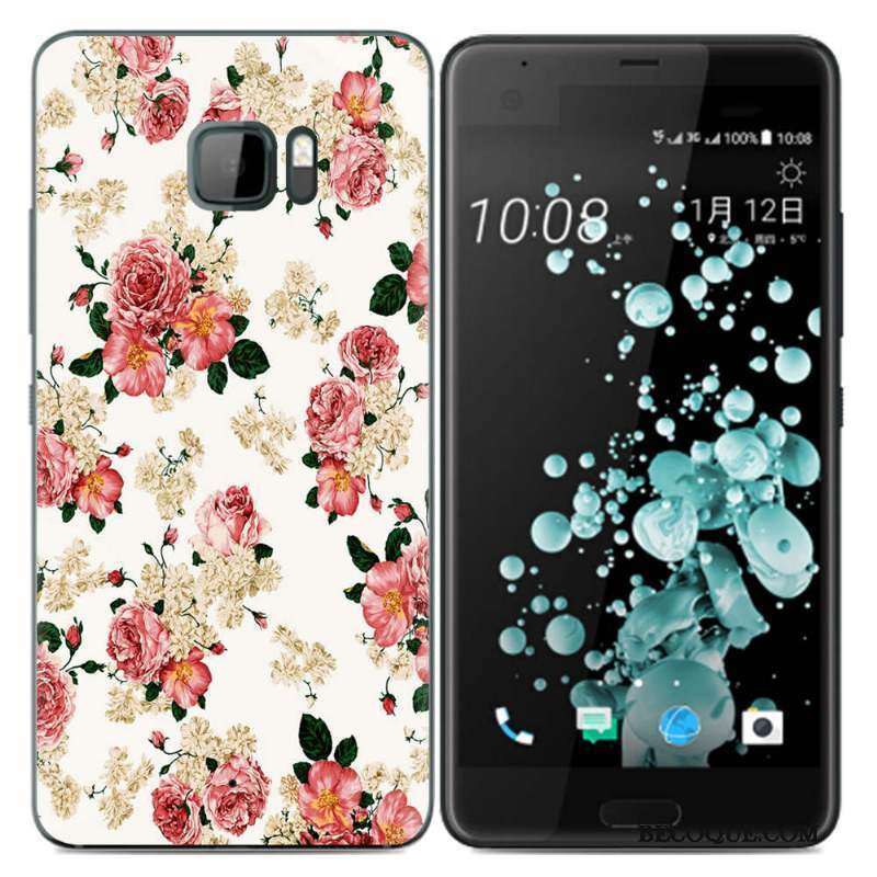 Htc U Ultra Étui Mode Créatif Tendance Fluide Doux Coque