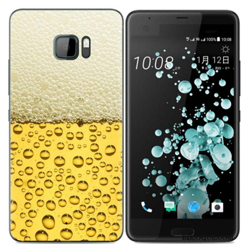 Htc U Ultra Étui Mode Créatif Tendance Fluide Doux Coque