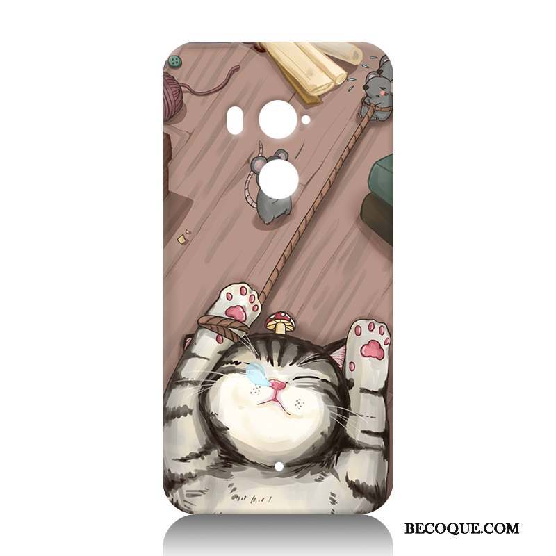 Htc U11+ Coque Bleu Tout Compris Silicone Étui Dessin Animé Incassable