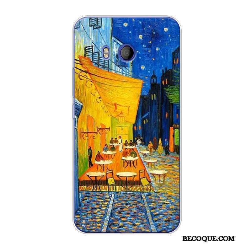 Htc U11 Coque Personnalisé Fluide Doux Original Tout Compris Peinture À L'huile Haute