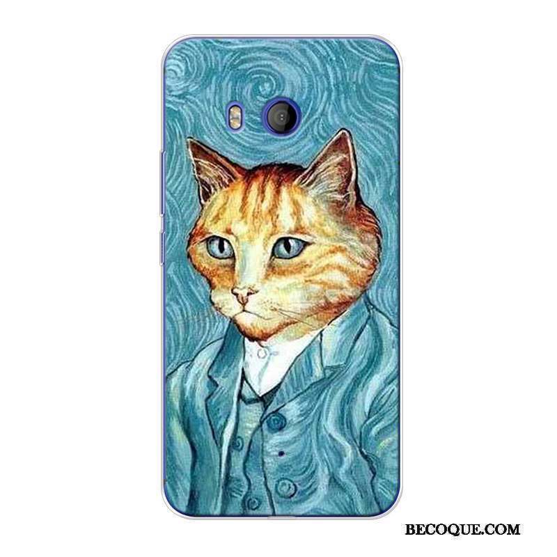 Htc U11 Coque Personnalisé Fluide Doux Original Tout Compris Peinture À L'huile Haute