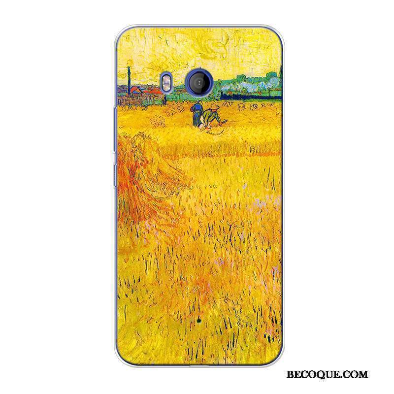 Htc U11 Coque Personnalisé Fluide Doux Original Tout Compris Peinture À L'huile Haute
