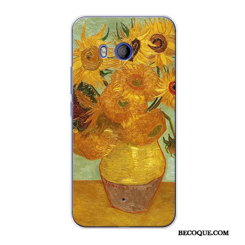 Htc U11 Coque Personnalisé Fluide Doux Original Tout Compris Peinture À L'huile Haute