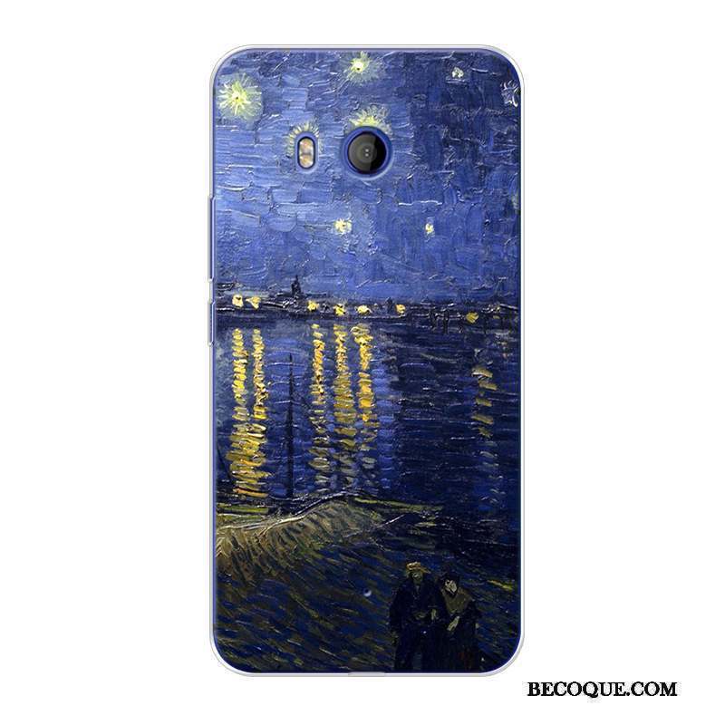 Htc U11 Coque Personnalisé Fluide Doux Original Tout Compris Peinture À L'huile Haute