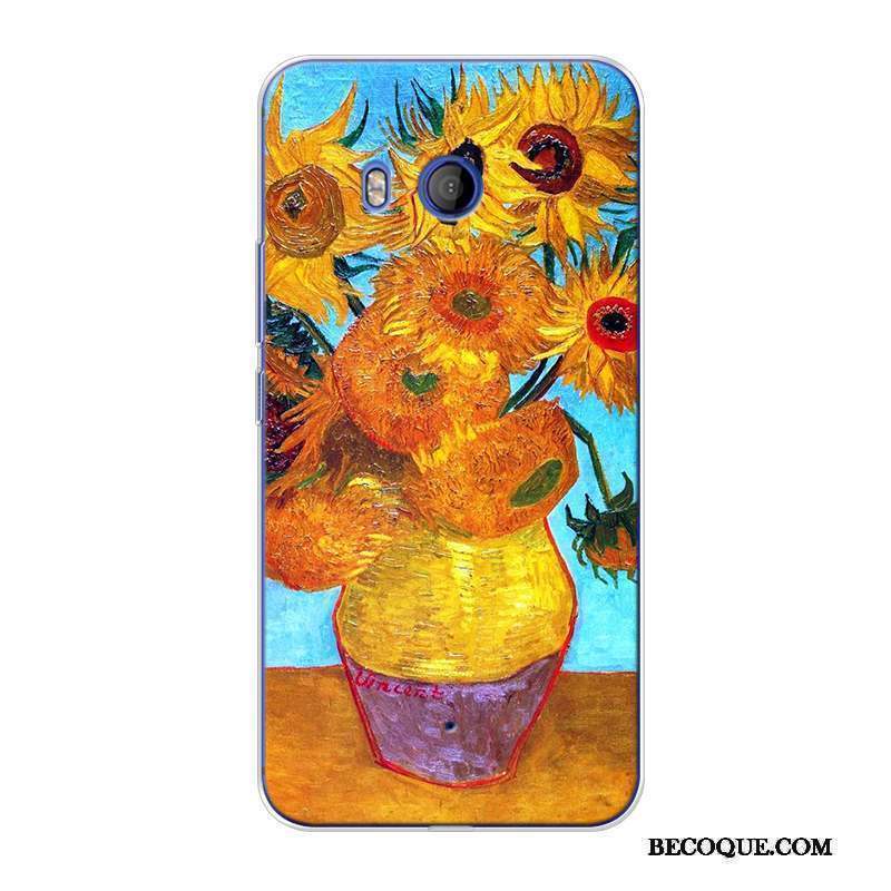 Htc U11 Coque Personnalisé Fluide Doux Original Tout Compris Peinture À L'huile Haute