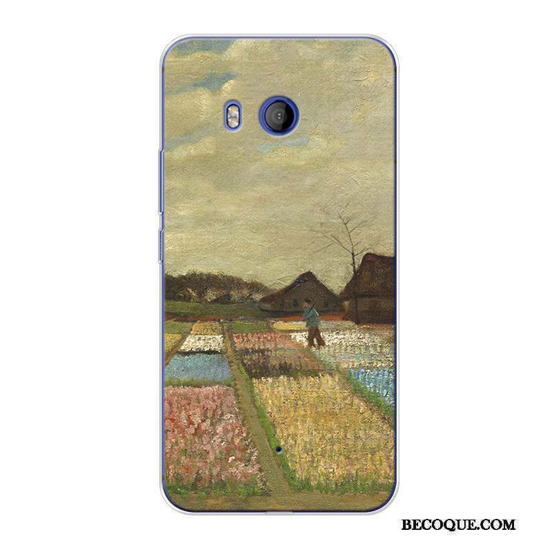 Htc U11 Coque Personnalisé Fluide Doux Original Tout Compris Peinture À L'huile Haute