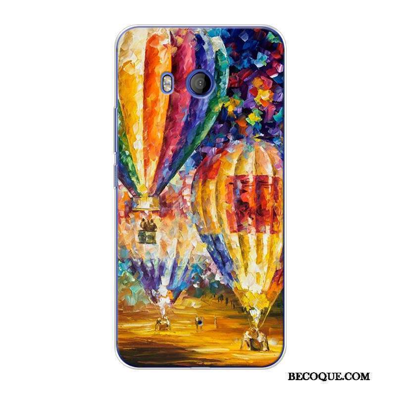 Htc U11 Coque Personnalisé Fluide Doux Original Tout Compris Peinture À L'huile Haute