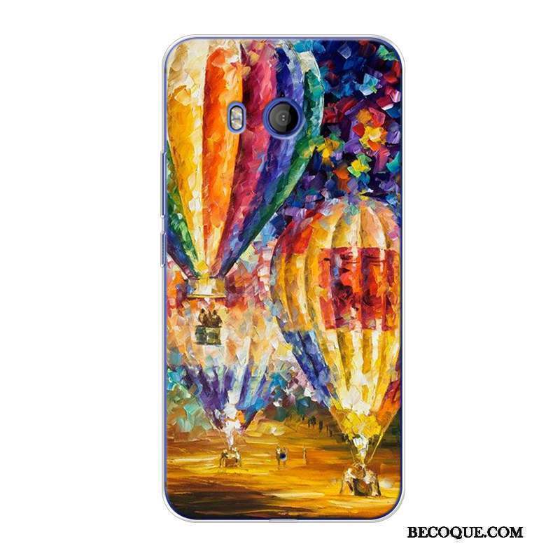 Htc U11 Coque Personnalisé Fluide Doux Original Tout Compris Peinture À L'huile Haute