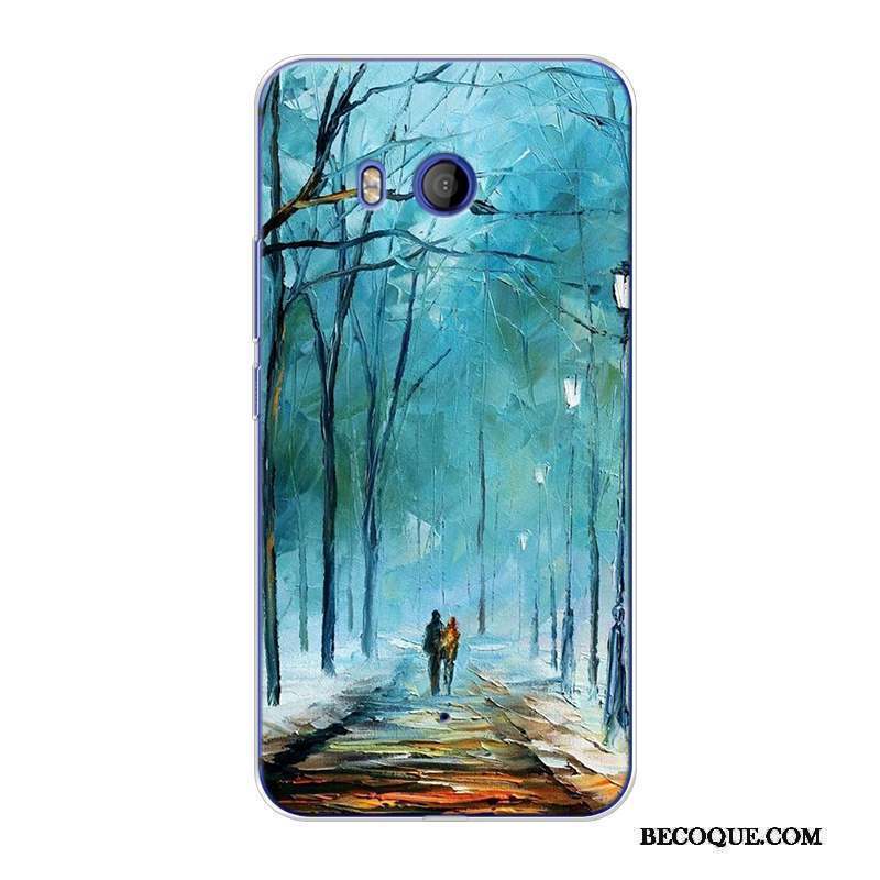 Htc U11 Coque Personnalisé Fluide Doux Original Tout Compris Peinture À L'huile Haute