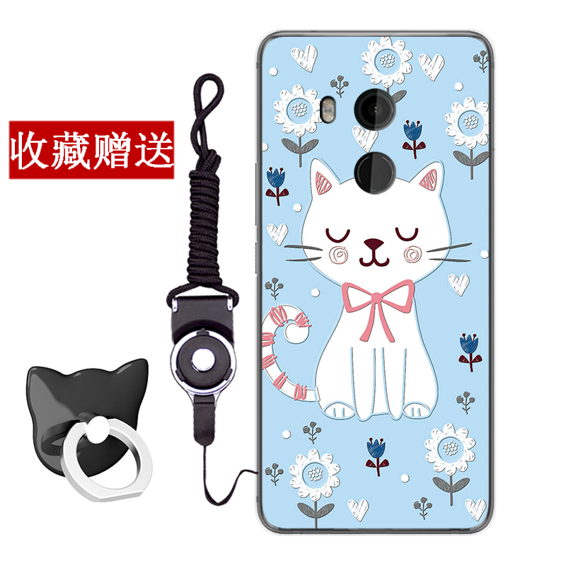 Htc U11+ Coque Personnalité Protection Étui Silicone Dessin Animé Fluide Doux