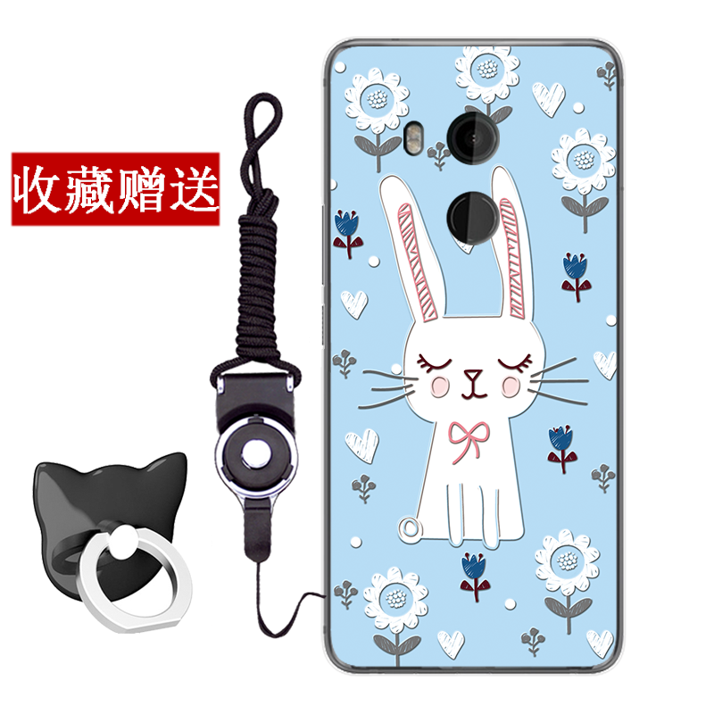 Htc U11+ Coque Personnalité Protection Étui Silicone Dessin Animé Fluide Doux