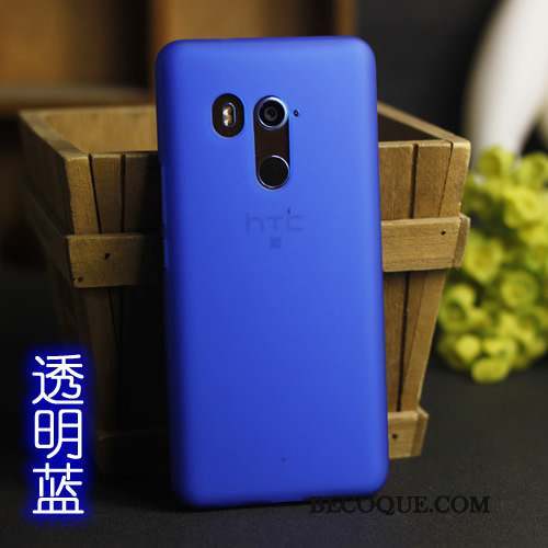 Htc U11+ Coque Protection Délavé En Daim Silicone Tout Compris Fluide Doux Étui