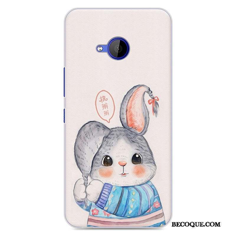 Htc U11 Life Coque Étui Silicone Fluide Doux Jeunesse Gris Dessin Animé