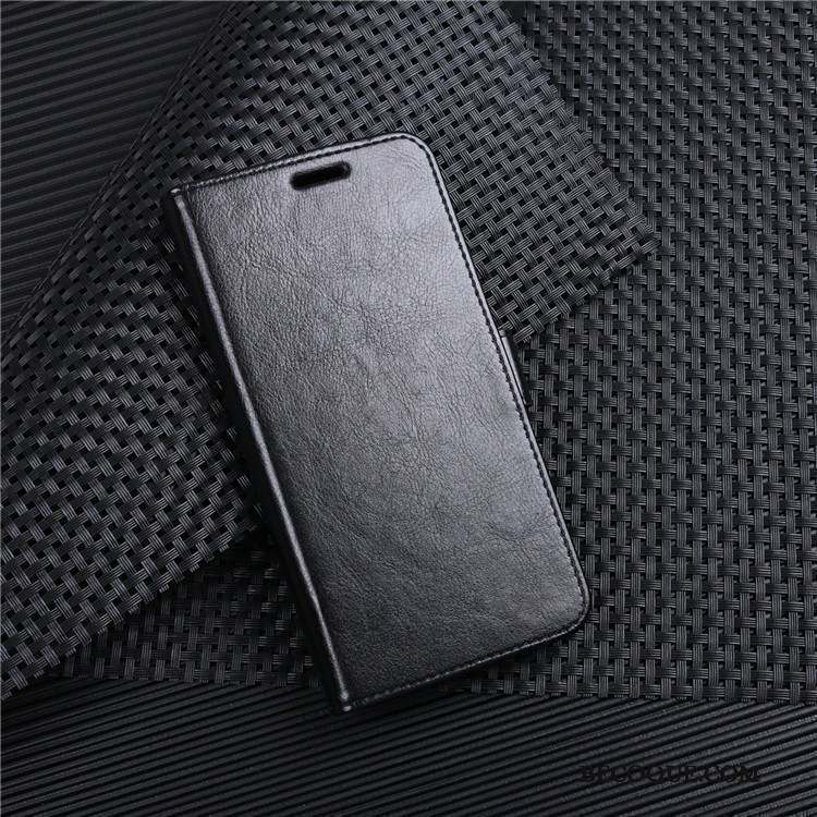 Htc U11 Life Noir Coque De Téléphone Étui En Cuir Protection Housse