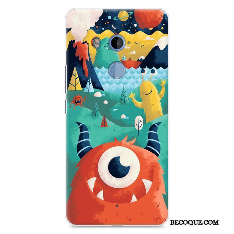 Htc U11 Peinture Coque De Téléphone Paysage Silicone Étui Fluide Doux