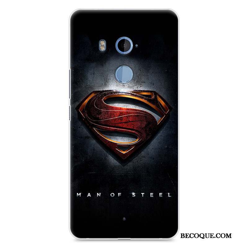 Htc U11+ Étui Bleu Protection Dessin Animé Coque De Téléphone Silicone