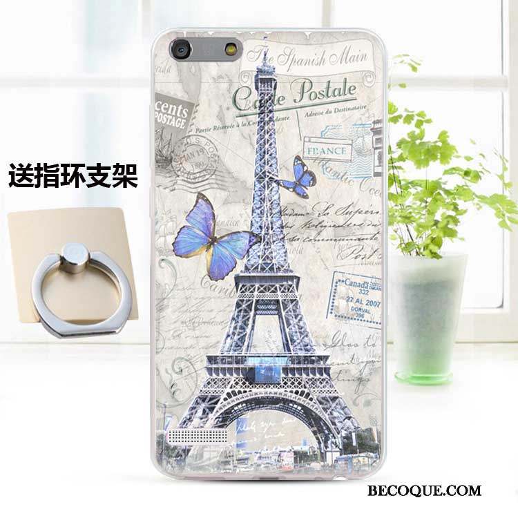 Huawei Ascend G6 Fluide Doux Incassable Personnalité Coque De Téléphone Protection Étui