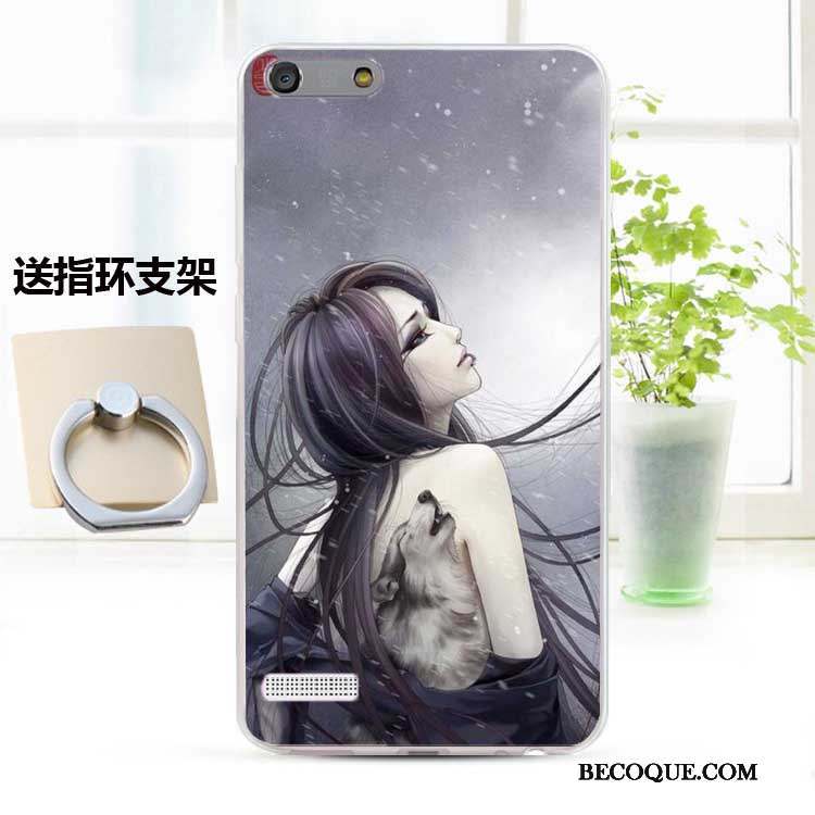 Huawei Ascend G6 Fluide Doux Incassable Personnalité Coque De Téléphone Protection Étui