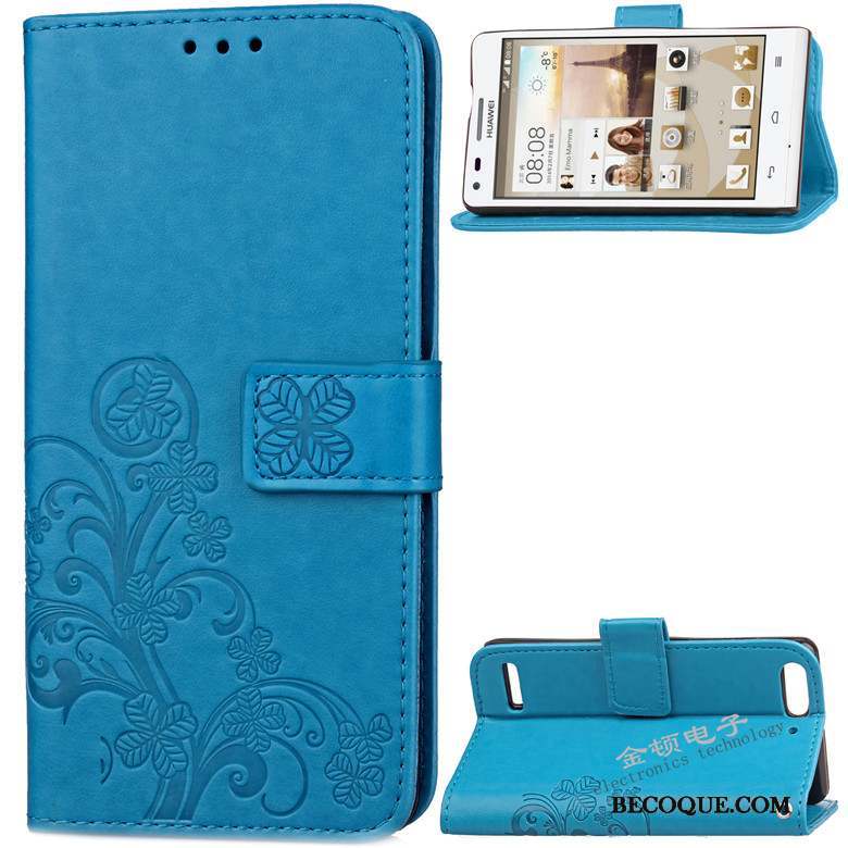 Huawei Ascend G6 Protection Étui En Cuir Coque De Téléphone Incassable Téléphone Portable Clamshell