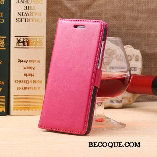 Huawei Ascend G6 Violet Protection Coque De Téléphone Housse Étui Cuir Véritable