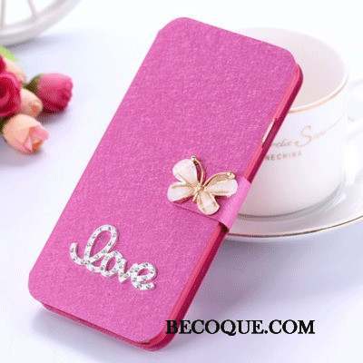 Huawei Ascend G6 Étui Protection Coque De Téléphone Rose Housse Étui En Cuir