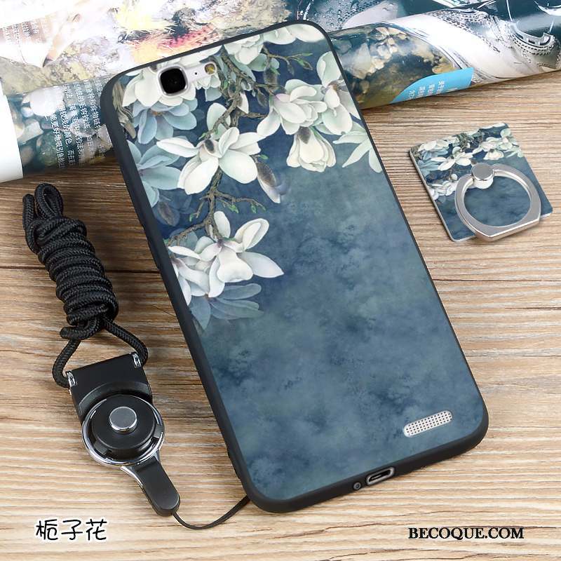 Huawei Ascend G7 Coque De Téléphone Blanc Incassable Silicone Téléphone Portable Étui