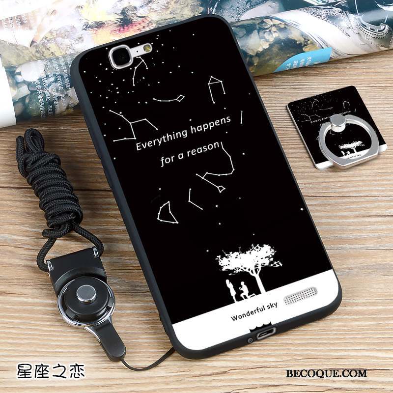 Huawei Ascend G7 Coque De Téléphone Blanc Incassable Silicone Téléphone Portable Étui