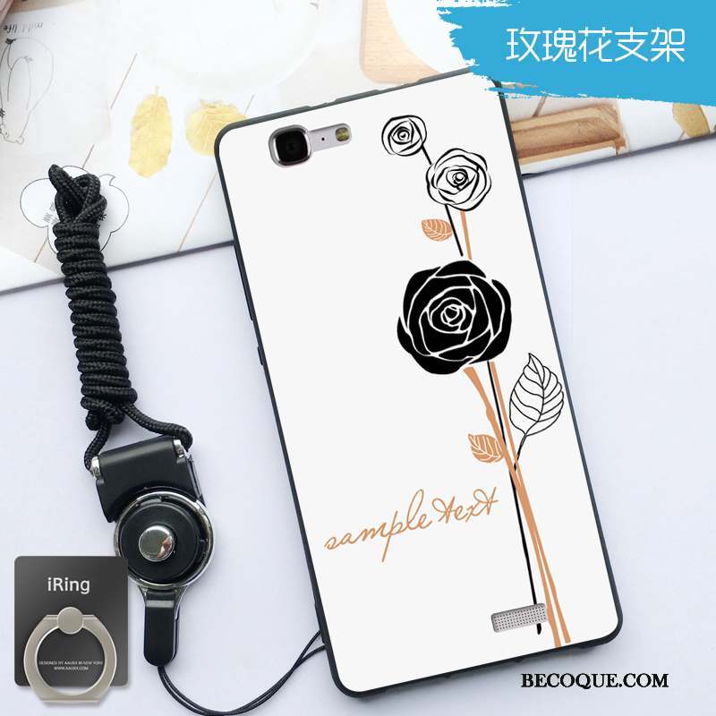 Huawei Ascend G7 Coque De Téléphone Fluide Doux Ornements Suspendus Protection Dessin Animé Charmant