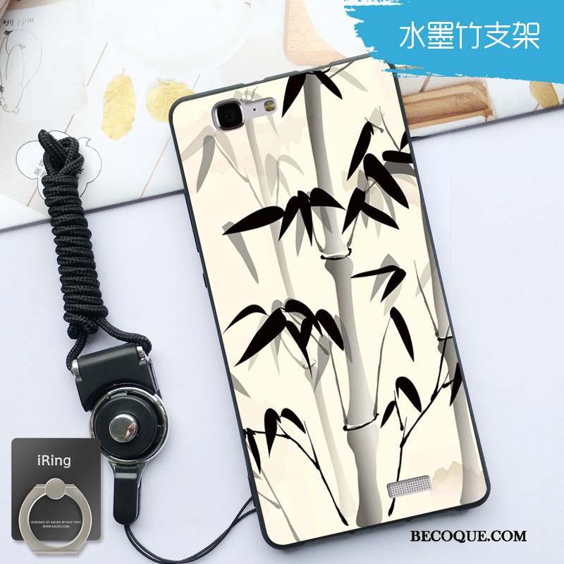 Huawei Ascend G7 Coque De Téléphone Fluide Doux Ornements Suspendus Protection Dessin Animé Charmant