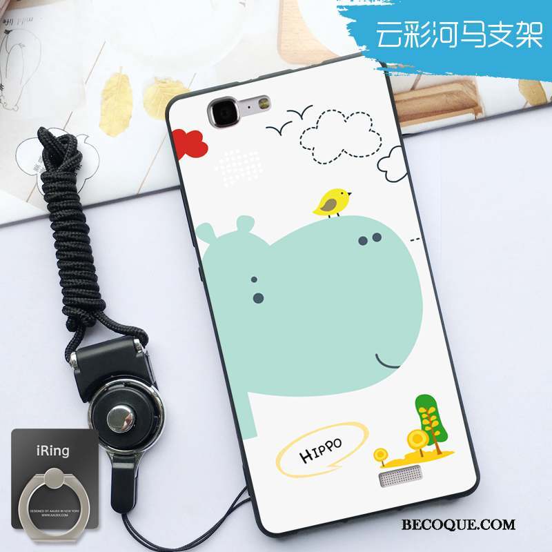 Huawei Ascend G7 Coque De Téléphone Fluide Doux Ornements Suspendus Protection Dessin Animé Charmant