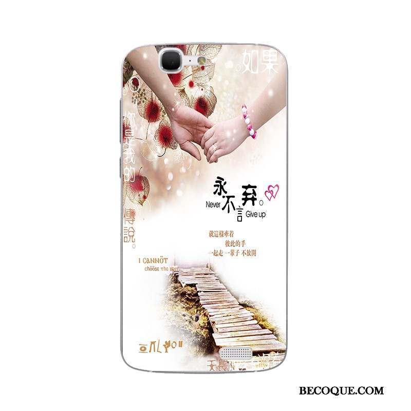 Huawei Ascend G7 Coque De Téléphone Silicone Téléphone Portable Étui Fluide Doux Personnalisé
