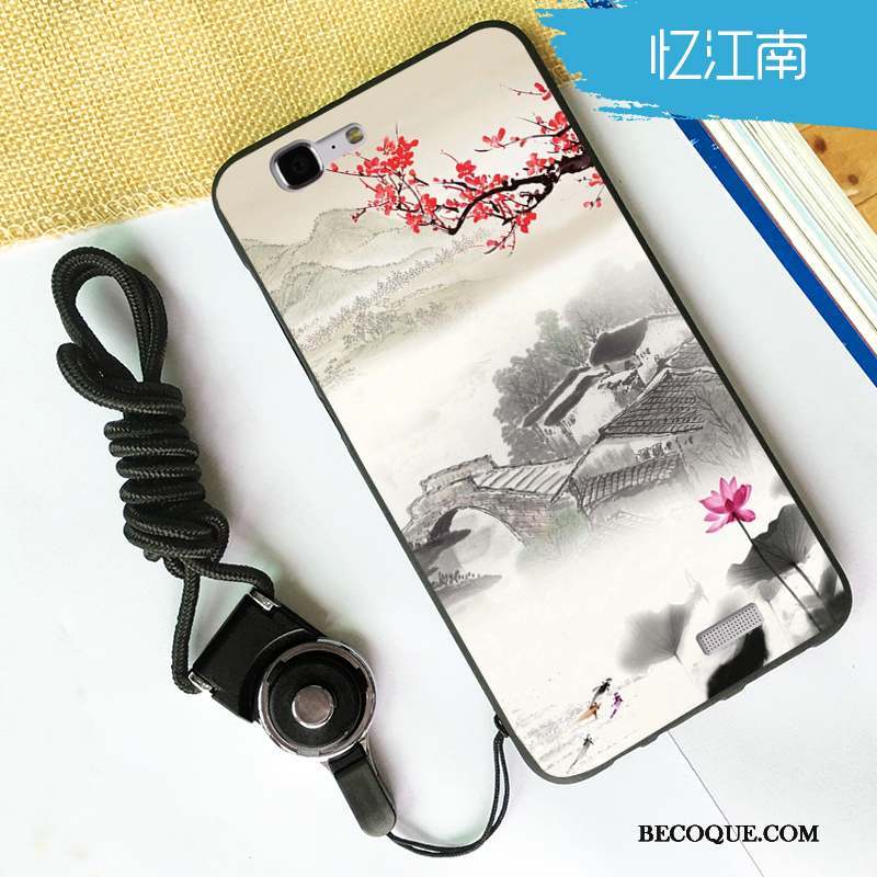 Huawei Ascend G7 Coque Dessin Animé Amoureux Protection Blanc Tendance Incassable