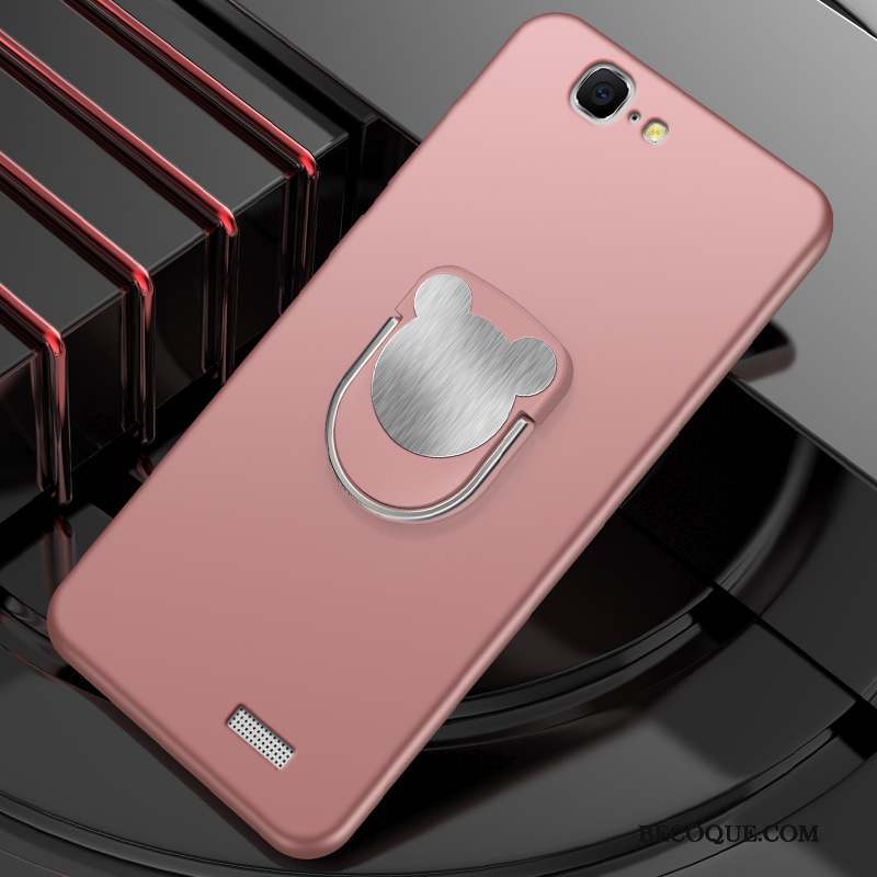 Huawei Ascend G7 Coque Incassable Rouge Protection Simple Téléphone Portable