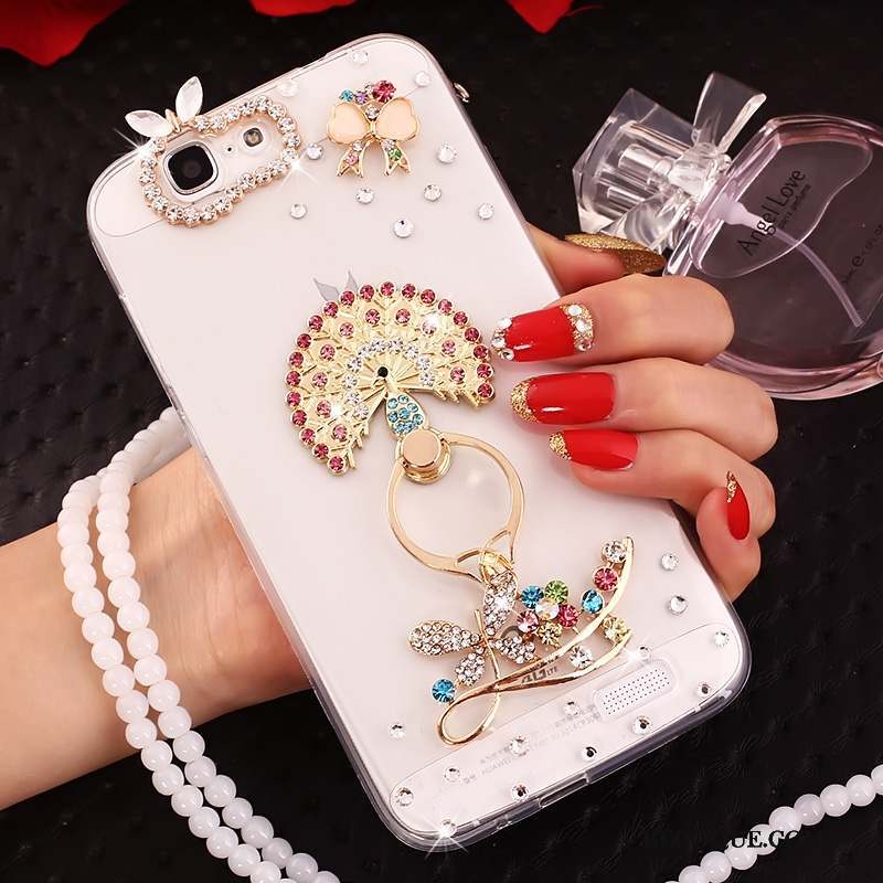 Huawei Ascend G7 Coque Protection Fluide Doux Strass Étui De Téléphone