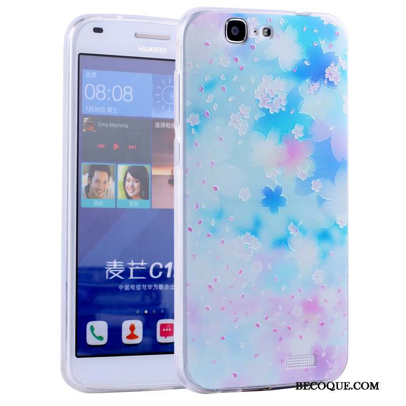 Huawei Ascend G7 Dessin Animé Coque De Téléphone Silicone Incassable Tout Compris Fluide Doux