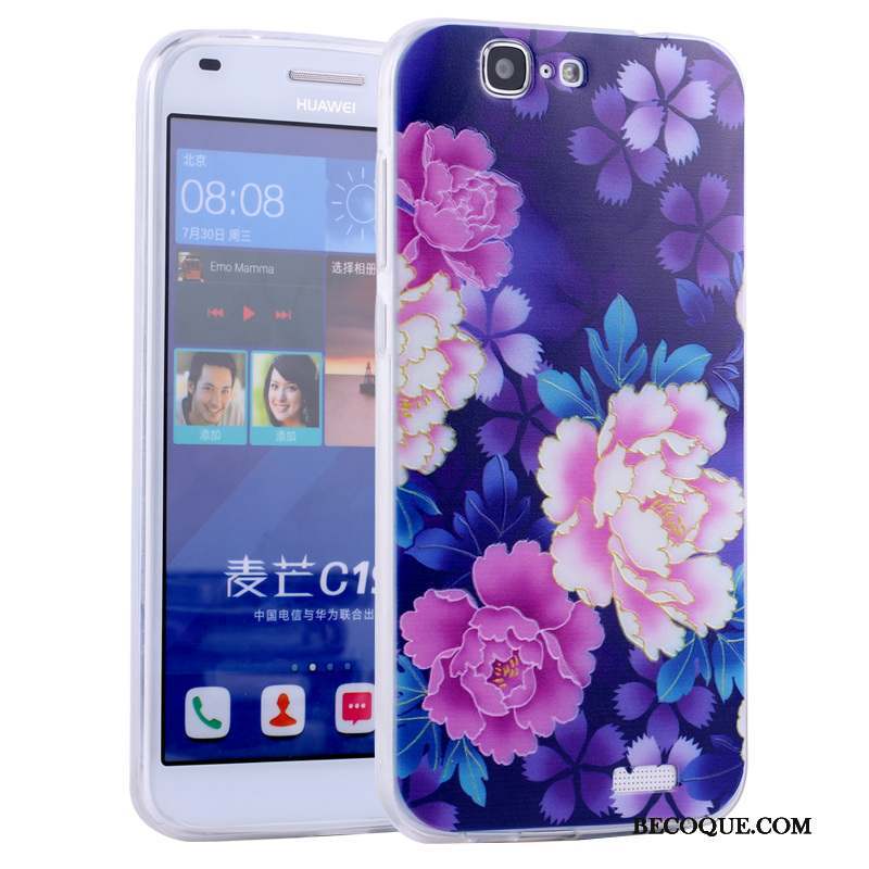 Huawei Ascend G7 Dessin Animé Coque De Téléphone Silicone Incassable Tout Compris Fluide Doux