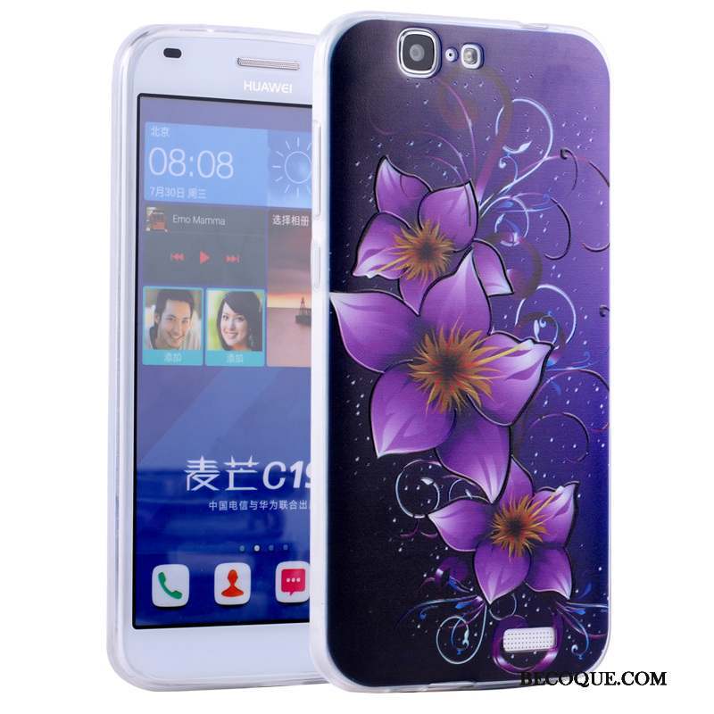 Huawei Ascend G7 Dessin Animé Coque De Téléphone Silicone Incassable Tout Compris Fluide Doux