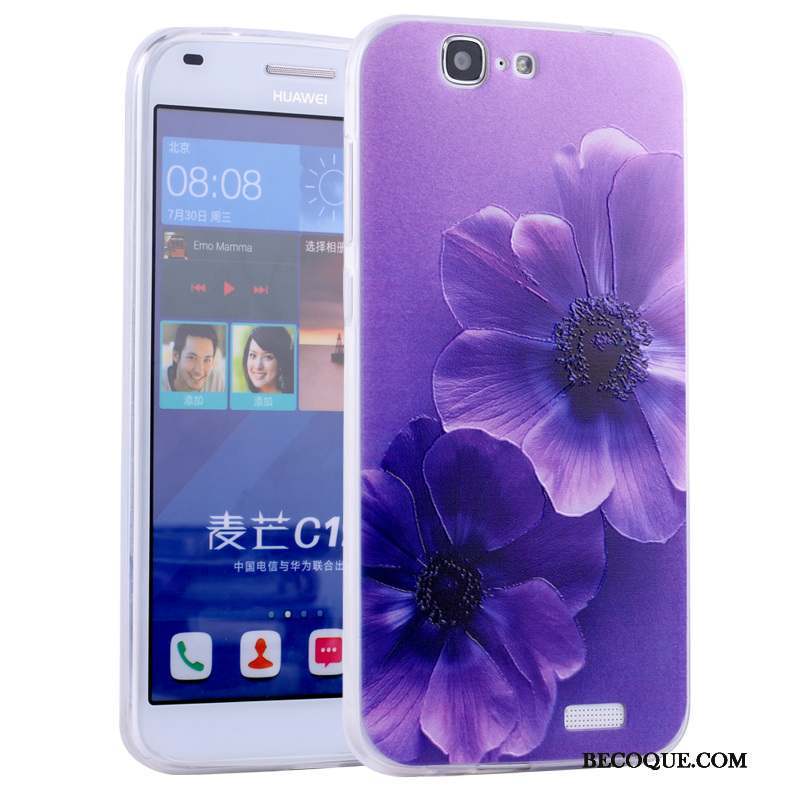 Huawei Ascend G7 Dessin Animé Coque De Téléphone Silicone Incassable Tout Compris Fluide Doux