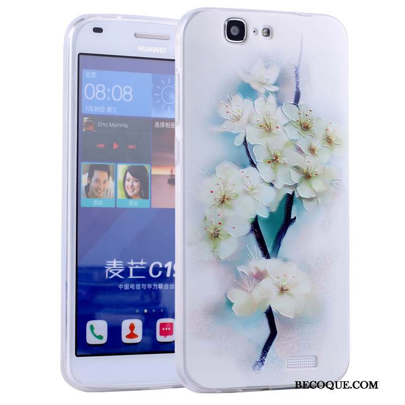 Huawei Ascend G7 Dessin Animé Coque De Téléphone Silicone Incassable Tout Compris Fluide Doux