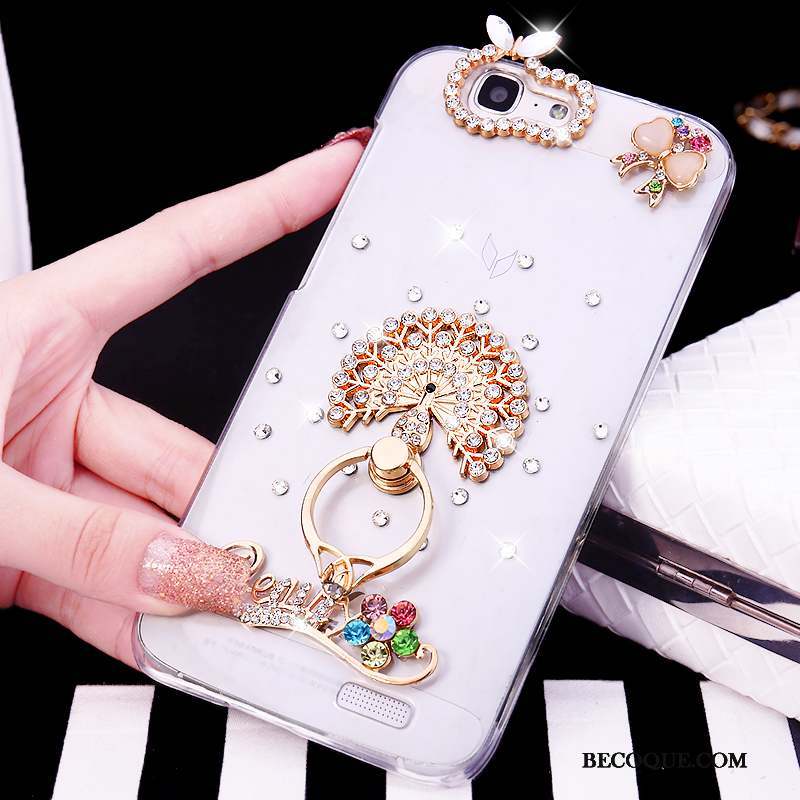 Huawei Ascend G7 Multicolore Strass Coque De Téléphone Protection Étui Luxe