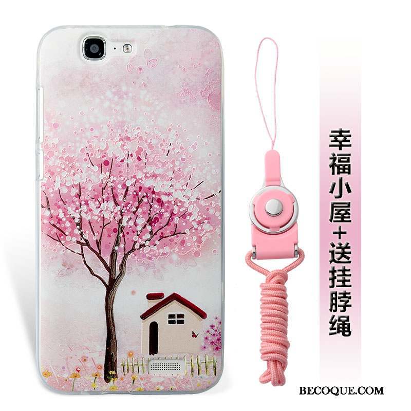 Huawei Ascend G7 Ornements Suspendus Étui Silicone Coque De Téléphone Incassable