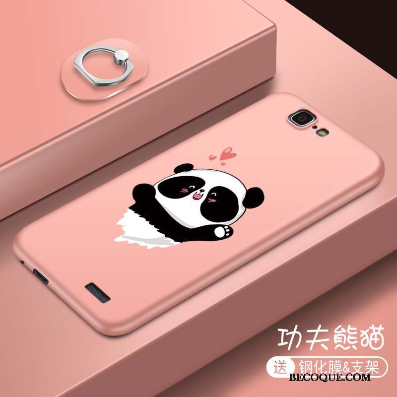 Huawei Ascend G7 Rouge Fluide Doux Coque Tendance Incassable Silicone