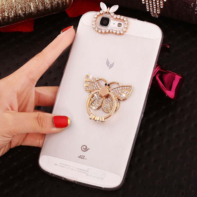 Huawei Ascend G7 Strass Coque De Téléphone Étui Silicone Protection Fluide Doux