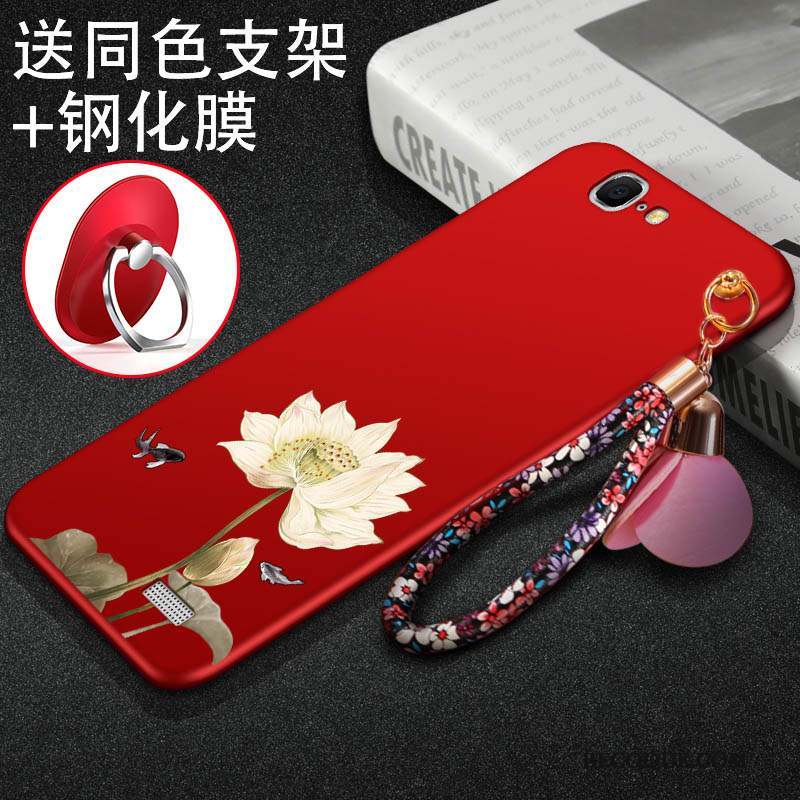 Huawei Ascend G7 Téléphone Portable Coque De Téléphone Silicone Étui Rouge Fluide Doux